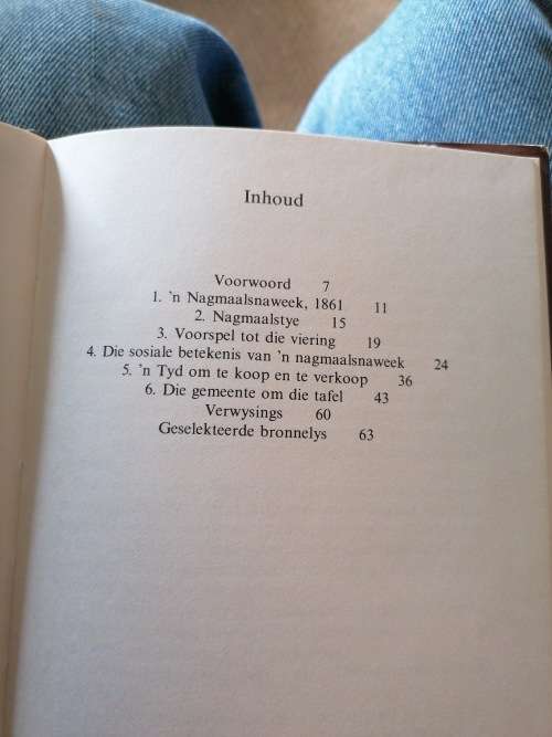 Nagmaalsnaweek deur die jare  n Kerk Historiese Studie  Prof. Bun Booyens