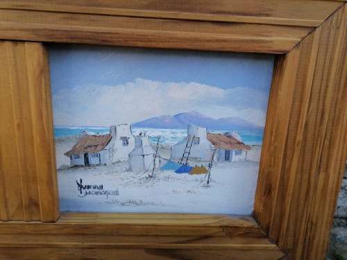 OIL ON BOARD PAIR PAINTING BY yvonne swanepoel