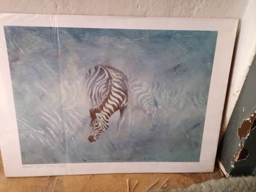 STUNNING SIGNED HERMAN JOUBERT LITHOGRAPH 43cm x 31cm