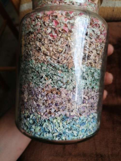 RSA Shredded bank notes in layers in sealed bottle(8 Inches) by S A Mint R2,R5,R10,R20,R50 RARE
