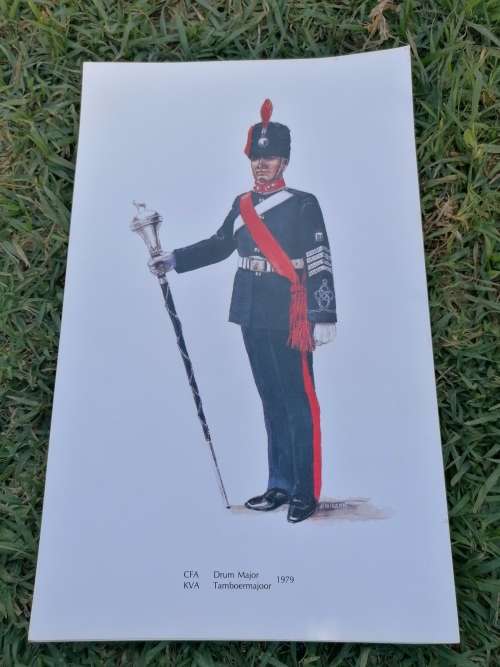 Members of Cape Field Artillery depicted