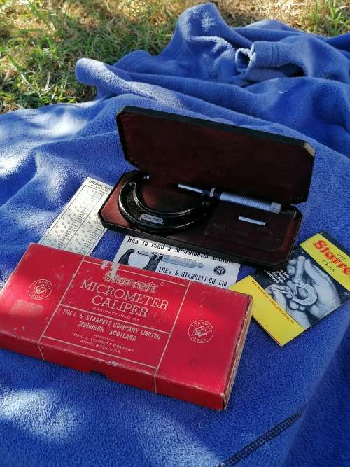 Starrett  MICROMETER CALIPER  MANUFACTURED BY  RE STAR COOL  THE L. S. STARRETT COMPANY LIMITED