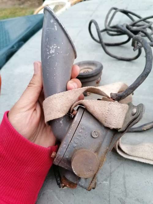 Rare find A Sound powered telephone unit. common use on naval ships