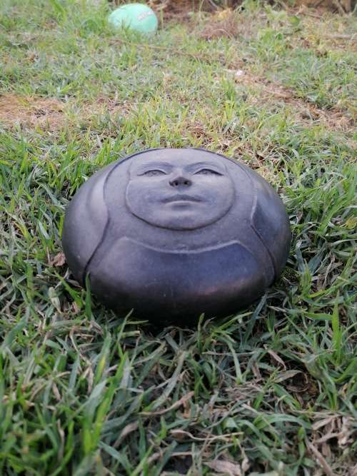 Unusual black pottery