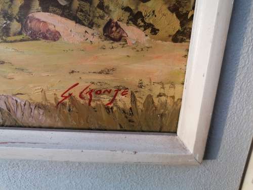 Investment art Stunning Gawie Cronje Land Scape Painting