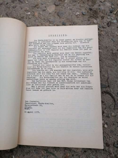 Die conradie geslag register 1978 uitgawe