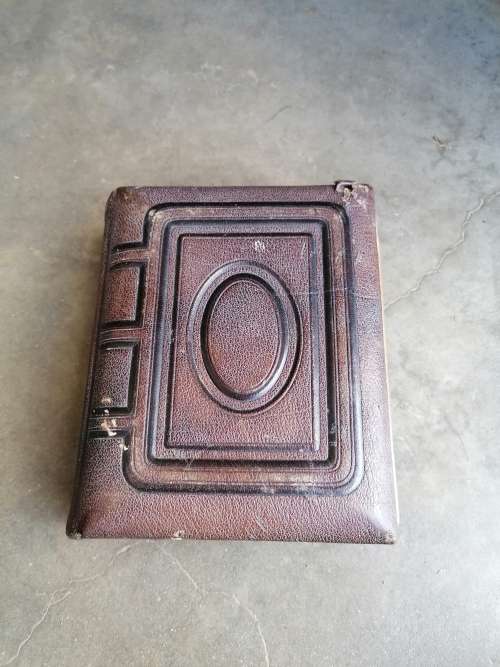 Antique photo album, no pictures