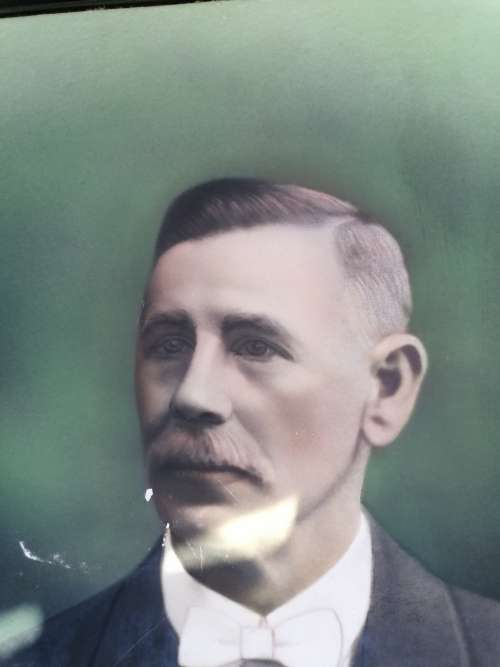 Antique framed photo