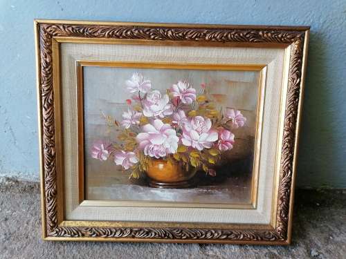 Original Donna wood painting