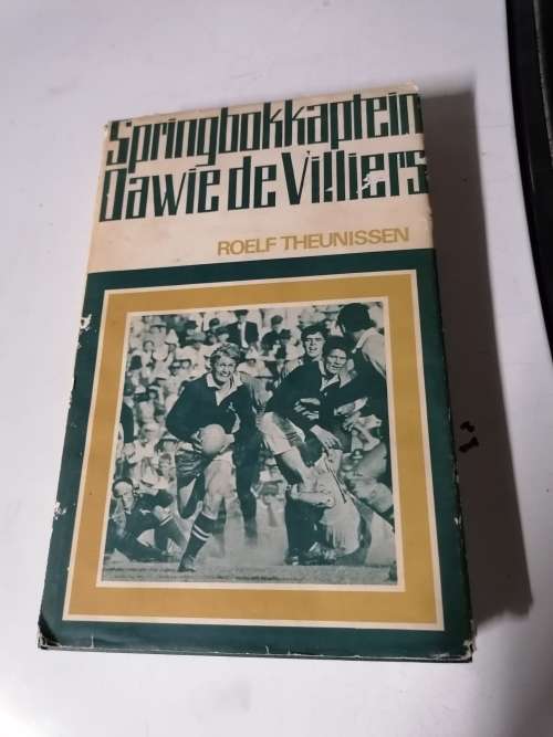 Springbok Kaptein dawid de Villiers 1972 eerste druk