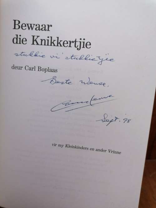 bewaar die knikkertjie carl boplaas