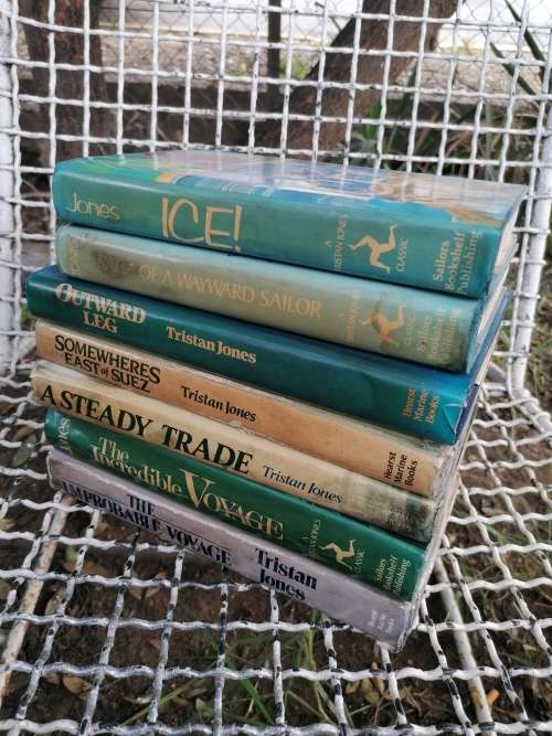 Rare signed Voyage books by Tristan Jones