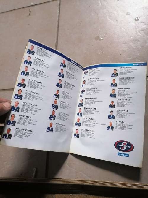 2010 rugby program cape Town stadium