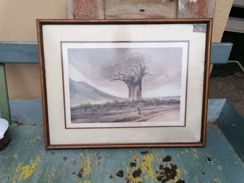 LOVELY FRAMED SIGNED PRINTS BY WELL KNOW ARTIST IZIDRO DUARTE
