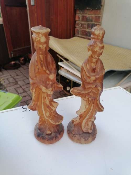 Vintage clover japanese figure candles