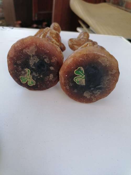 Vintage clover japanese figure candles