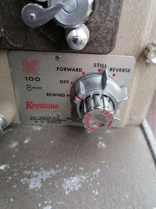 keystone k100 8mm projector. Working condition