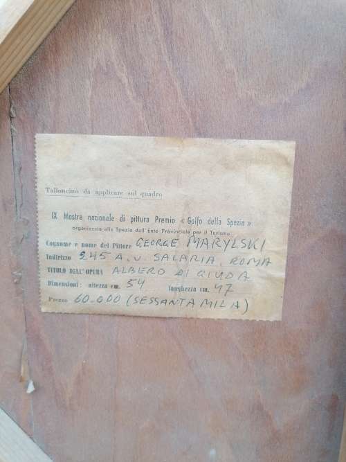 Rare find a original Marylski Jerzy Luszczewski (George)`the judas tree`