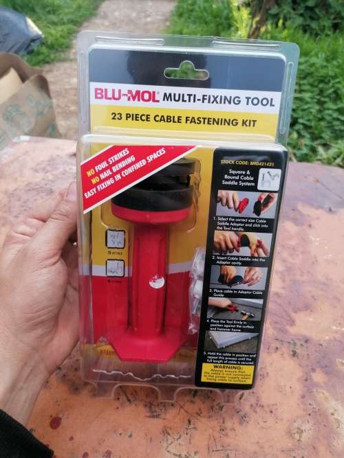 blu mol multi fixing tool 23 piece cable fastening kit. Bid per item. 5 available