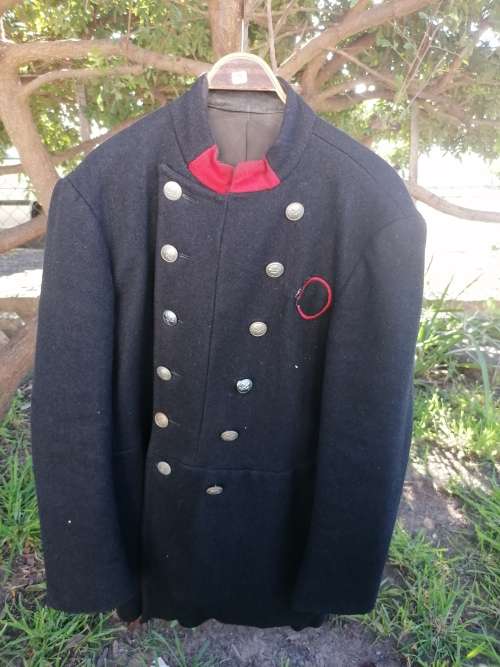 Vintage south african fire brigade jacket