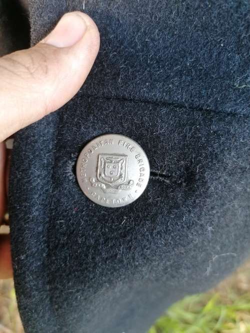 Vintage south african fire brigade jacket