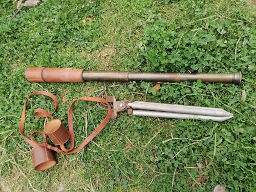 Parker Hale Signalling telescope made in England with tripod