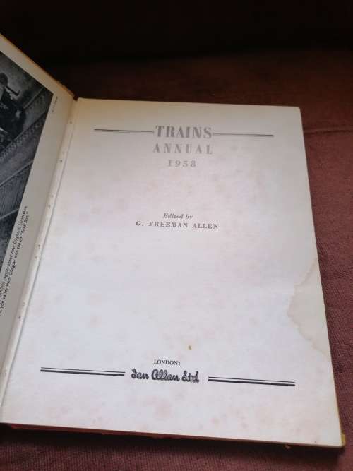 Trains Annual 1958