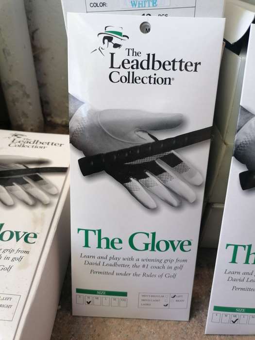 The leadbetter collection left hand golf gloves. Bid per glove. Inquire the size you need