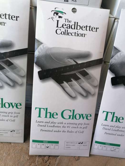 The leadbetter collection left hand golf gloves. Bid per glove. Inquire the size you need