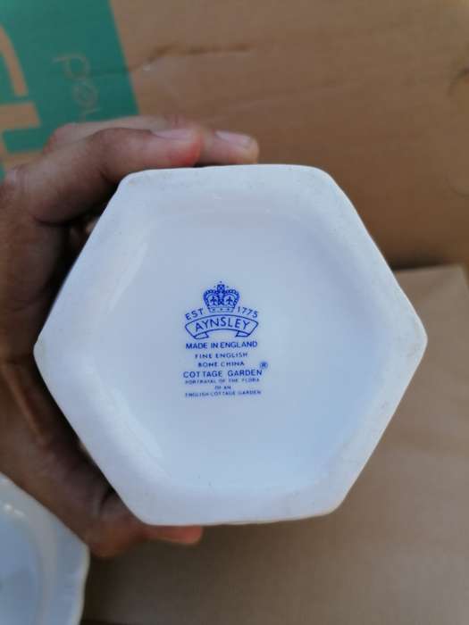 aynsley bone china cottage garden vase