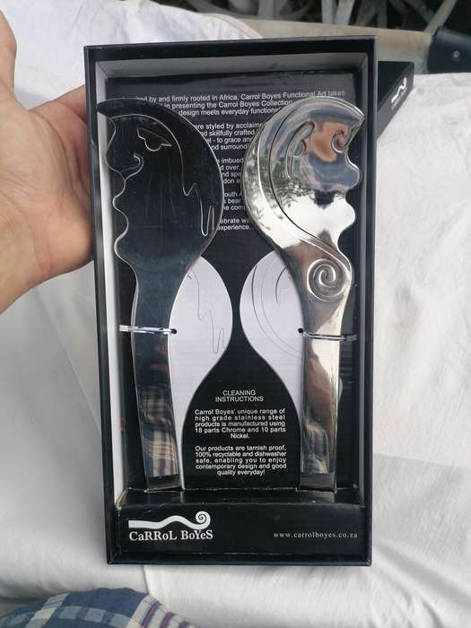 CARROL BOYES SALAD SERVERS KISS