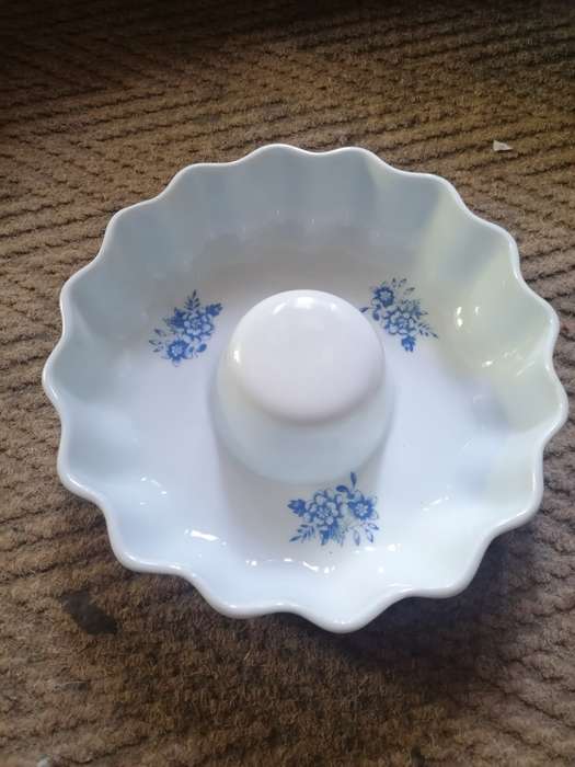 Rare find REAL CALORAMA - molds, for soufflés and pudding, in porcelain