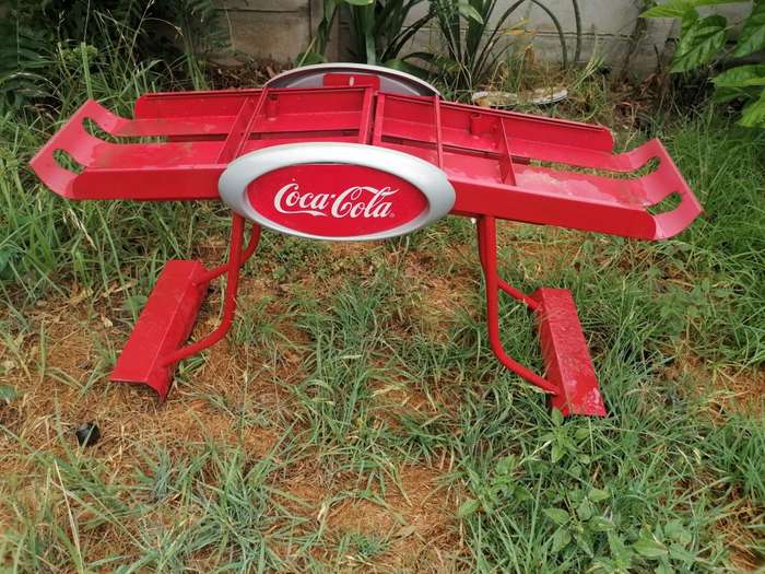 Coca cola stand. Collection in Robertson western cape
