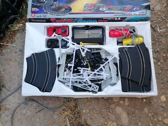 Vintage car racing set.
