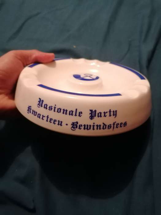 1973 Nasionale Party Bewindsfees Ashtray
