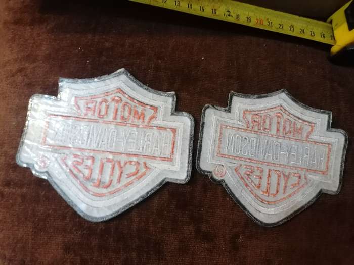 Harley Davidson Cycles Embroidered Patches bid per patch