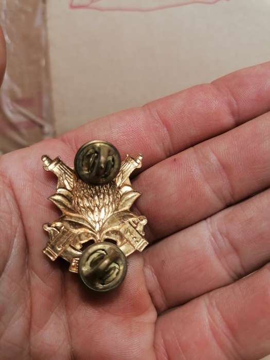 Regiment Langenhoven Gilding Metal collar set