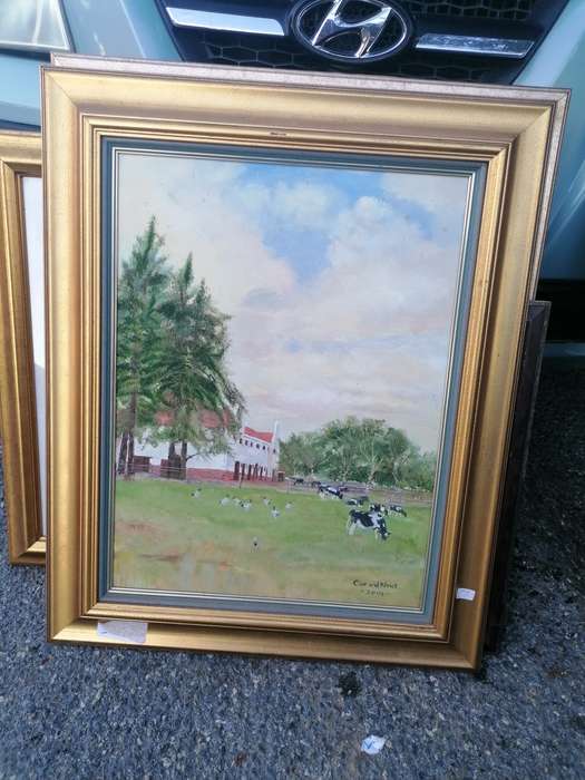 Original painting by cor van der neut