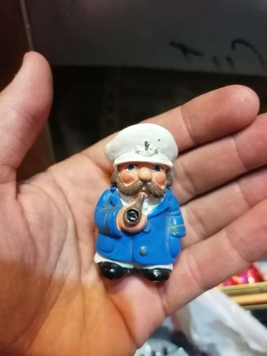 Small hand painted captain