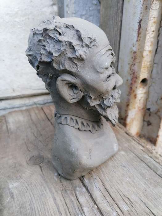 INVESTMENT Hezekiel Ntuli Eshowe `zulu` bust sculpture clay art original 1912-1973