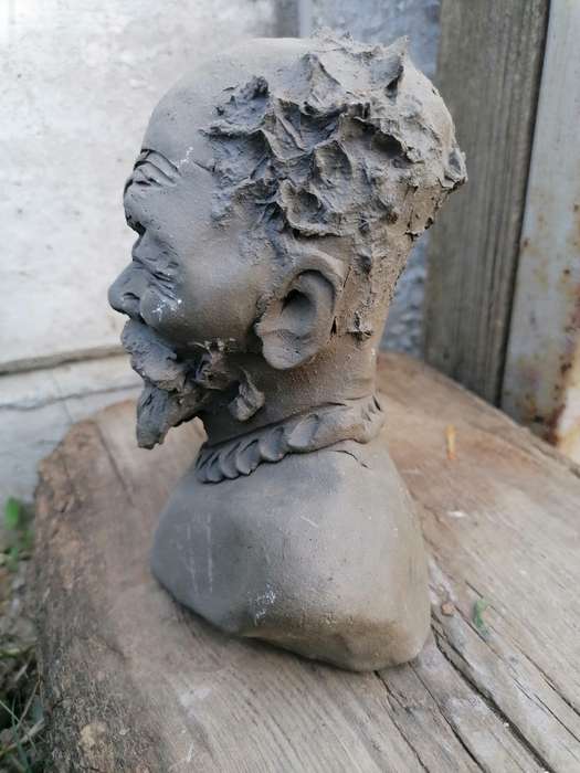 INVESTMENT Hezekiel Ntuli Eshowe `zulu` bust sculpture clay art original 1912-1973
