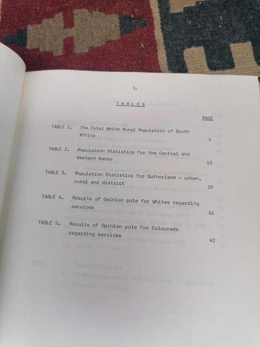 The role if small towns in the central karoo with Sutherland as a case study by p. G mons