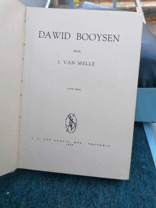 DAVID BOOYSEN  DEUR JVAN MELLE JLVAN SCHAIK: BPK PRETORIA
