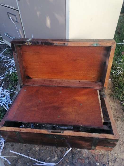 Antique writing box in need of repair