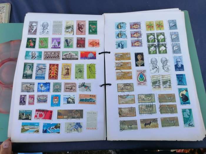 Small stamp collection