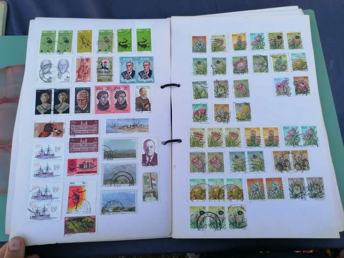 Small stamp collection