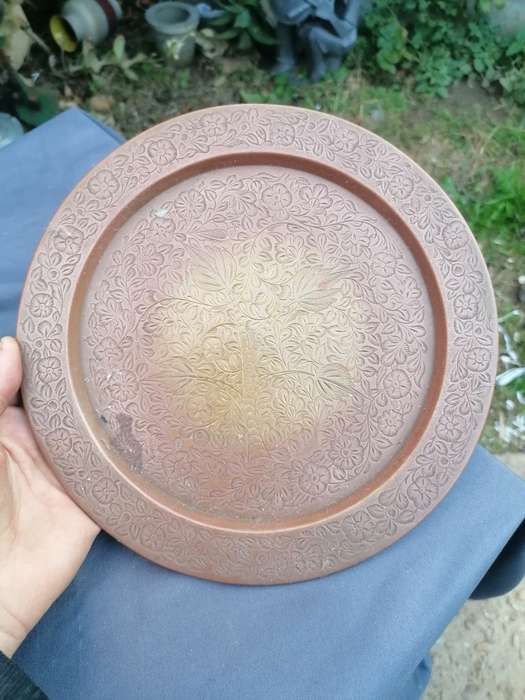 Vintage copper plate