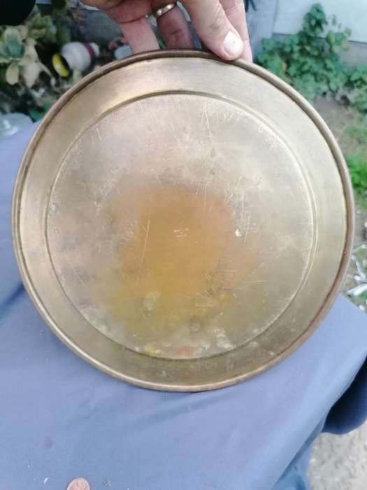 Vintage copper plate