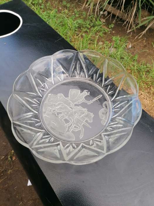 bowl with a warrior