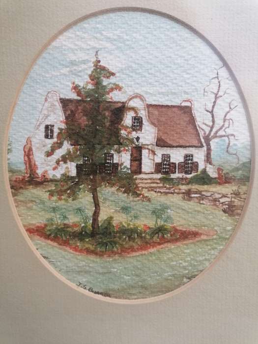 JS Burger watercolor painting